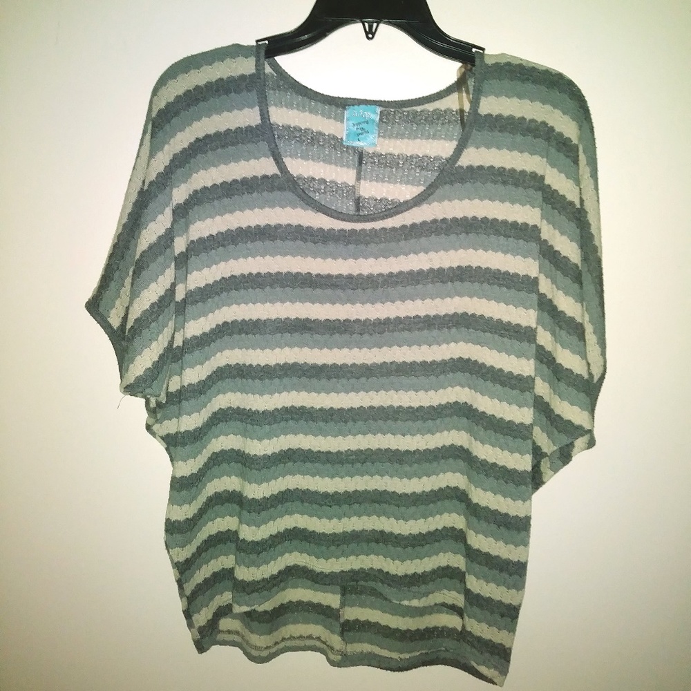 H.I.P. Womens Blouse Size: Large